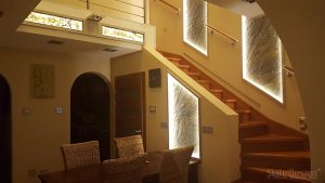 Un cămin plin de furnir de piatră Slate Design